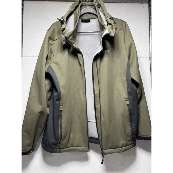 Scandinavian Explorer Women Olive Hoodie Jacket Size L. Excellent Condition - Picture 3 of 9